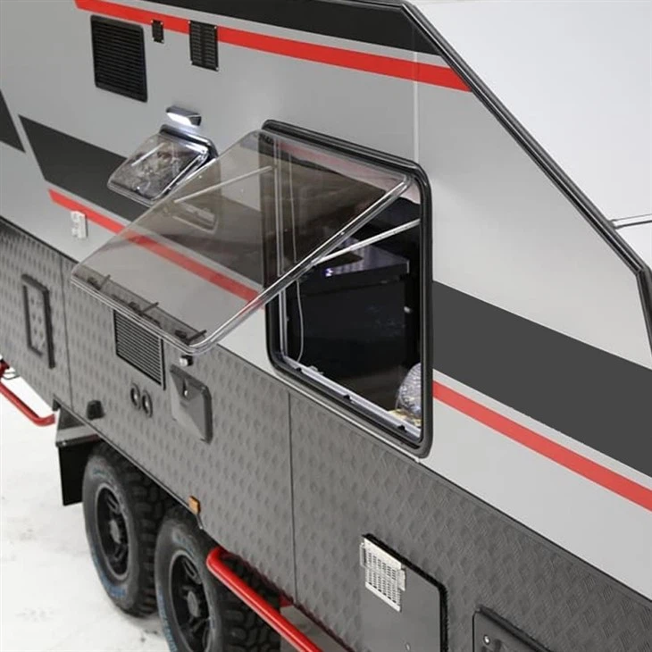 Caravan Travel Trailer Camper With Bathroom