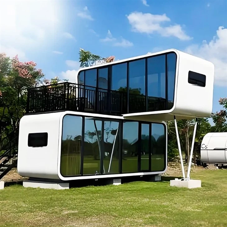 خانه کابین های سیب را prefab کنید